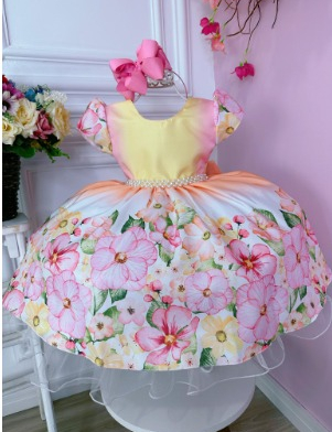 Cinto de flores para hot sale vestido
